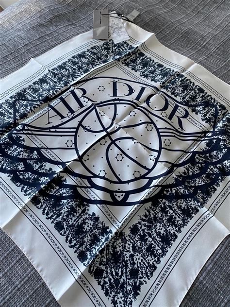 dior jordan bandana|christian dior silk scarf vintage.